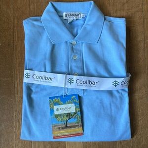 NWT men’s sz L Coolibar long sleeve collared shirt quality sun protection